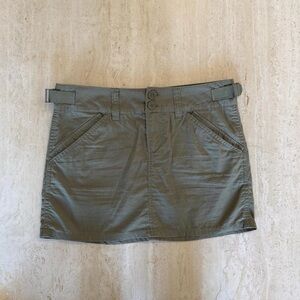 Micro Skirt with Buckle Details